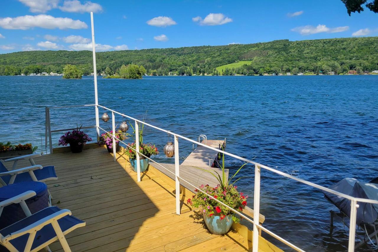 Waterfront Deruyter Home With Private Dock! New Woodstock Eksteriør bilde